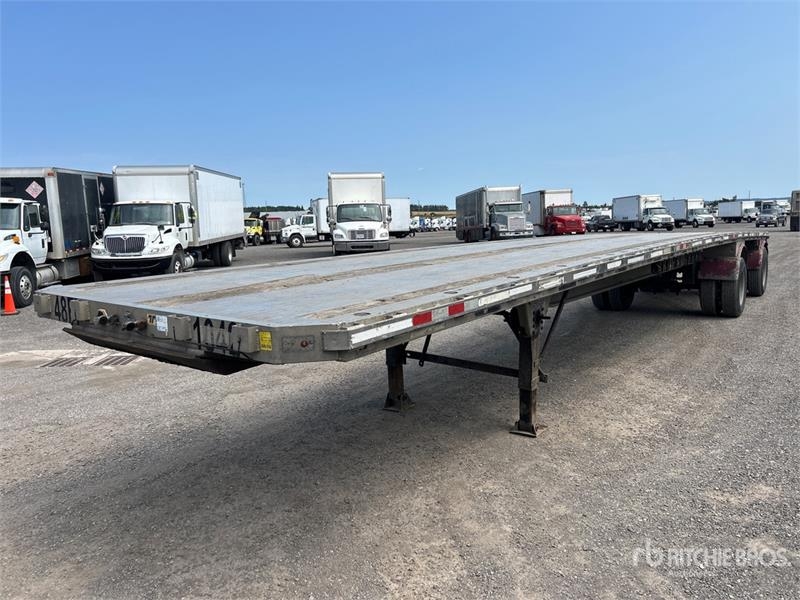 Benson 48 ft T/A Spread Axle Flatbed Trailer
