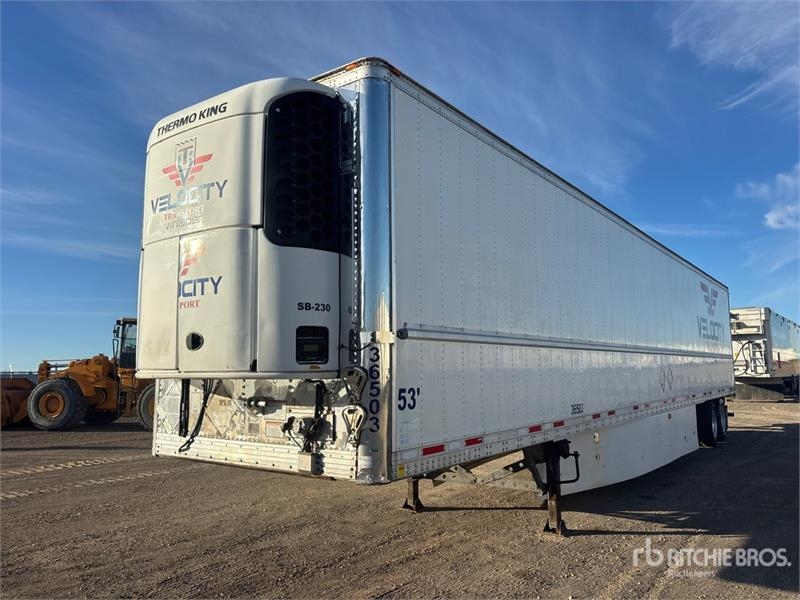 Semi-remorque frigorifique CIMC 53 ft x 102 in T/A Refrigerated — occasion 2013, 21 216 h