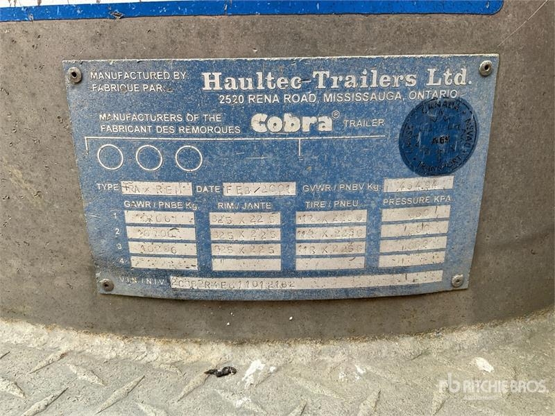 Cobra 17 ft Tri/A Pup Dump Trailer