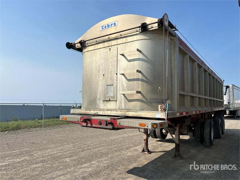 Cobra 34 ft Tri/A End Dump Trailer