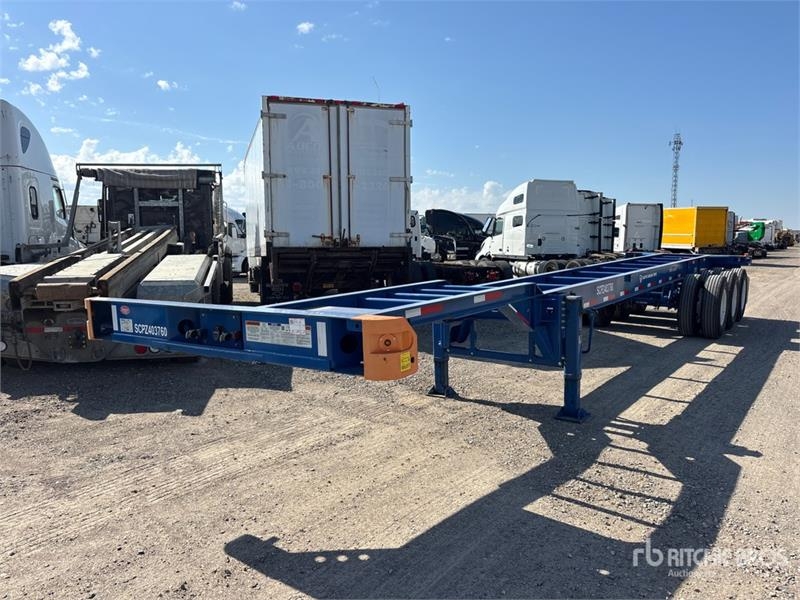 Remorque porte-conteneur Dorsey SC40-ASY-AB386 Tri/A Container — occasion 2023