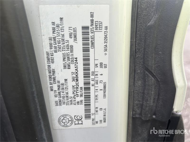 Fourgon utilitaire Ford Transit 250 Cargo Van — occasion 2019