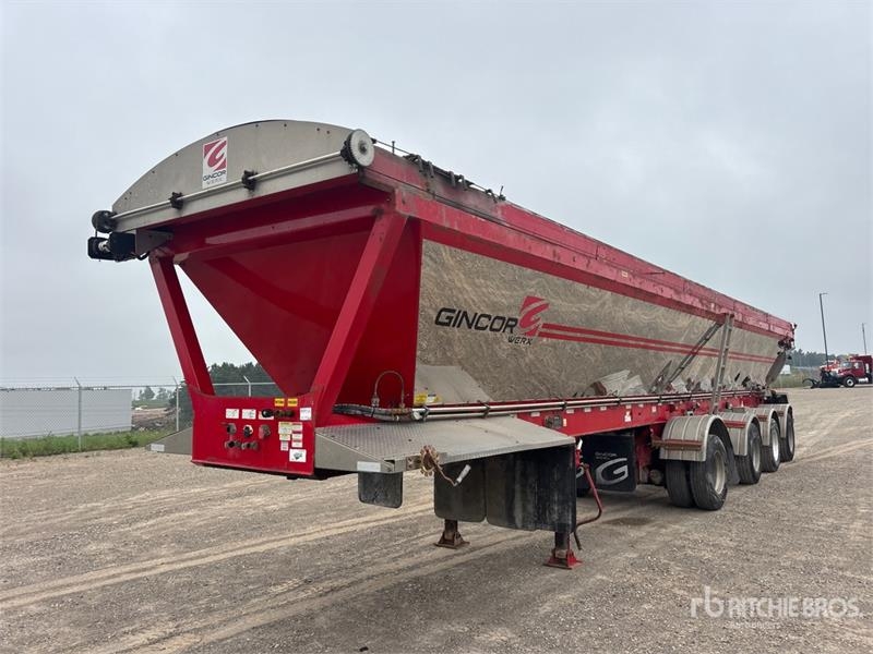 Gincor 48 ft Quad/A Live Bottom Trailer