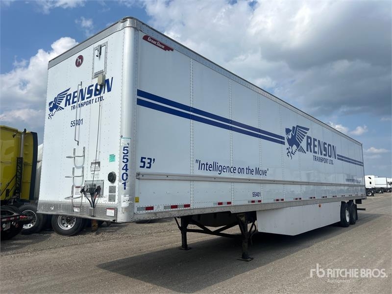 Great Dane 53 ft x 102 in T/A Van Trailer