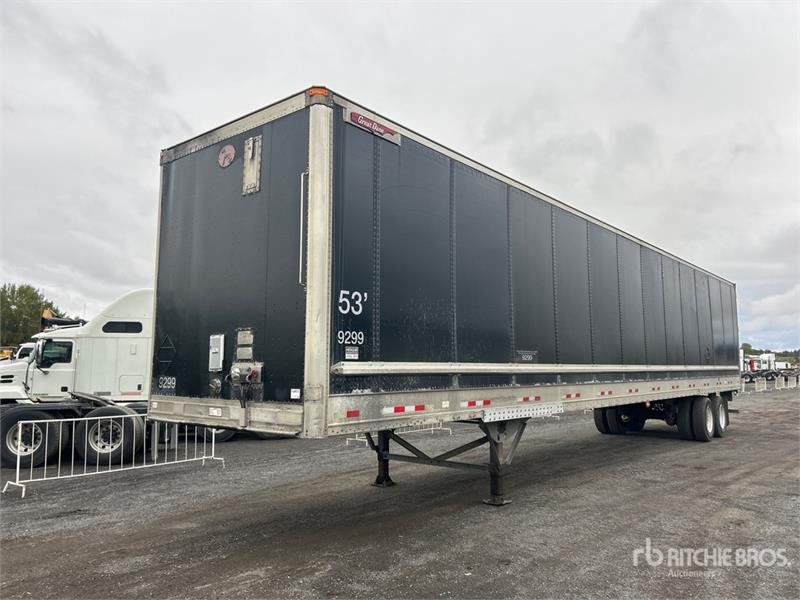 Remorque fourgon Great Dane 53 ft x 102 in T/A Van — occasion 2012