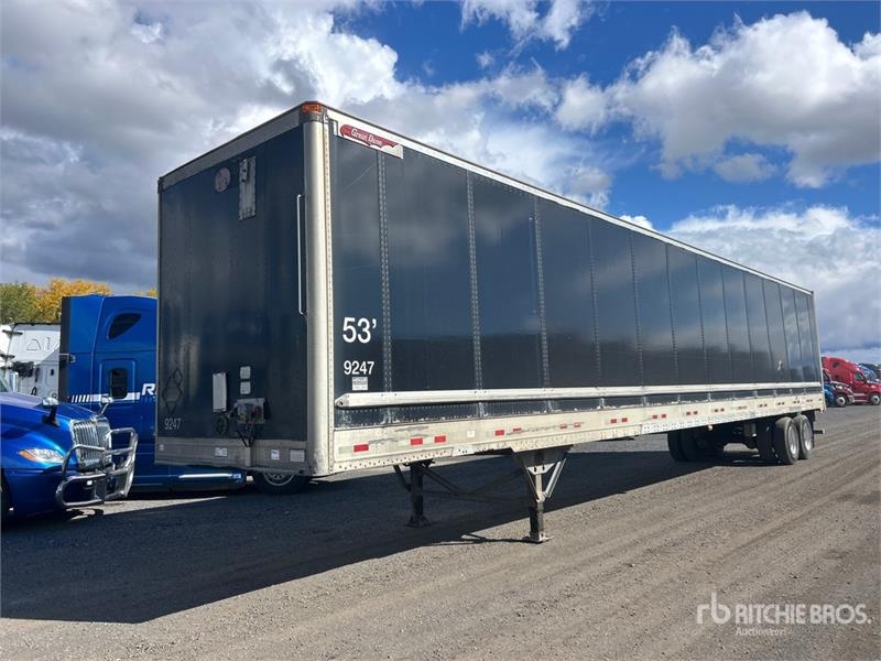 Remorque fourgon Great Dane 53 ft x 102 in T/A Van — occasion 2012