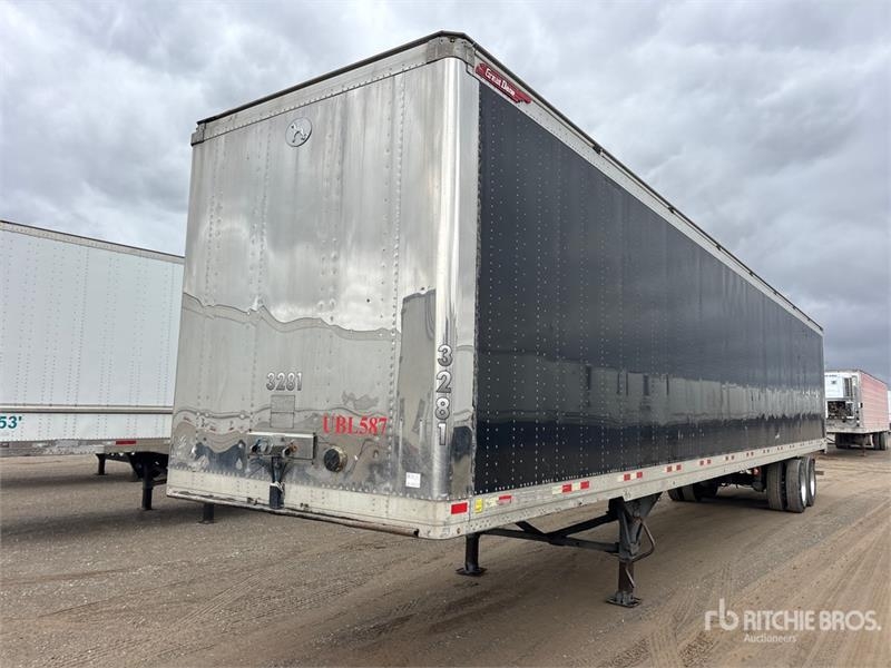 Remorque fourgon Great Dane 53 ft x 102 in T/A Van — occasion 2014