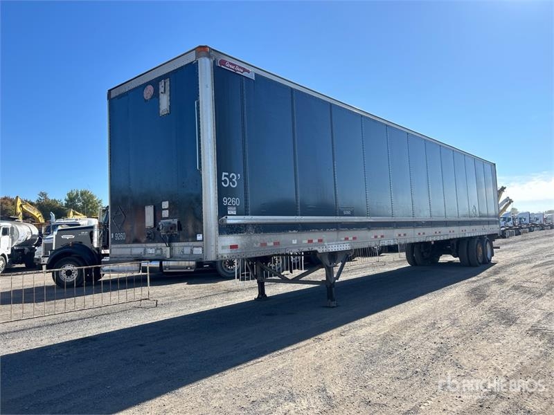 Remorque fourgon Great Dane 53 ft x 102 in T/A Van — occasion 2012