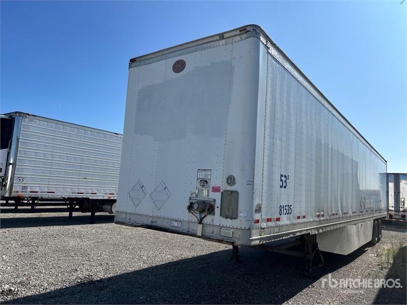 Remorque fourgon Great Dane 53 ft x 102 in T/A Van — occasion 2012
