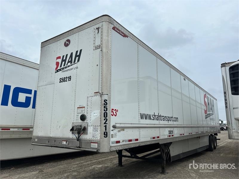Great Dane 53 ft x 102 in T/A Van Trailer