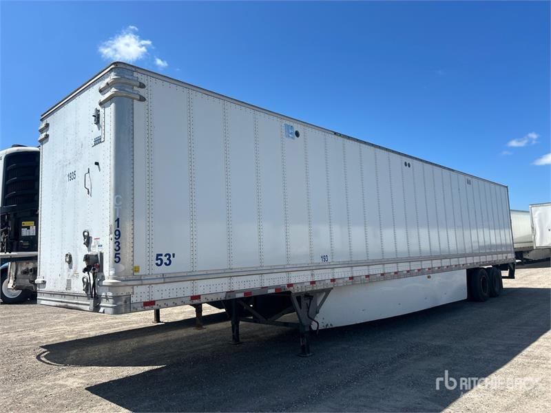 Hyundai 53 ft x 102 in T/A Van Trailer