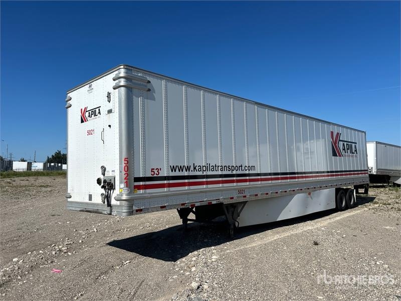 Hyundai 53 ft x 102 in T/A Van Trailer