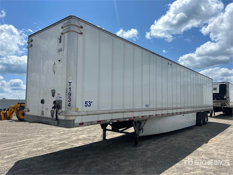 Hyundai 53 ft x 102 in T/A Van Trailer