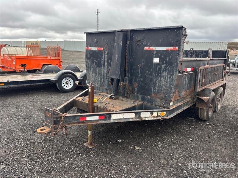 Remorque benne Utility J & Trailers 12 ft T/A Dump — occasion 2008