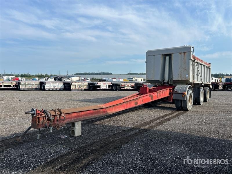 JCTR 17 ft Tri/A Pup Dump Trailer