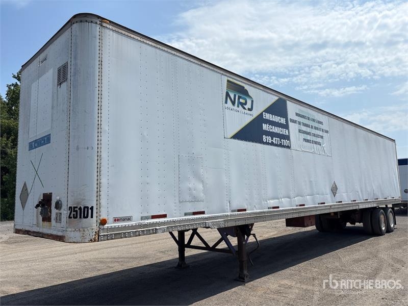 Manac 51 ft x 102 in T/A Van Trailer