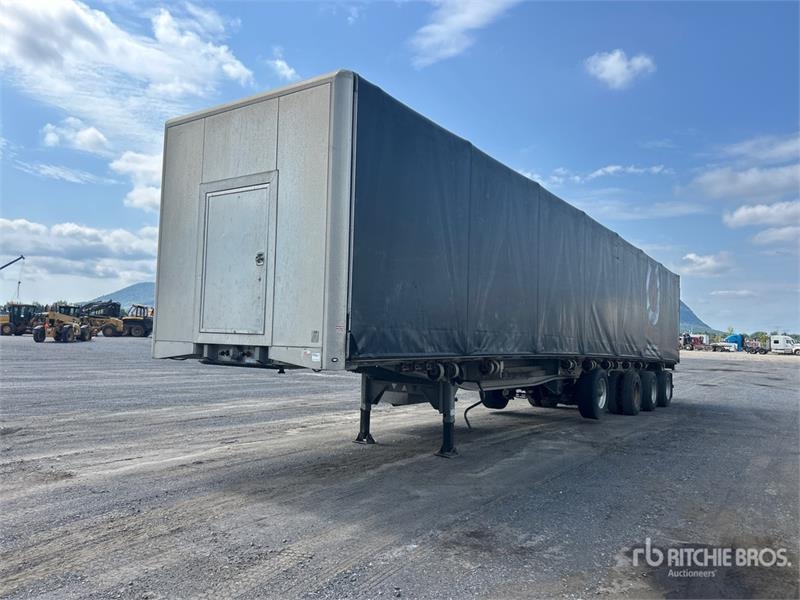 Manac 53 ft Quad/A Curtain Side Trailer
