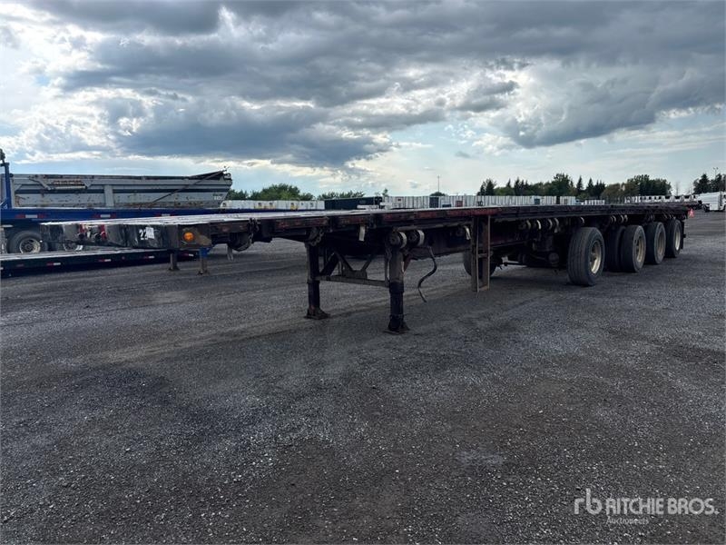 Manac 53 ft Quad/A Flatbed Trailer