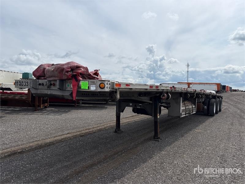 Manac 53 ft Quad/A Flatbed Trailer