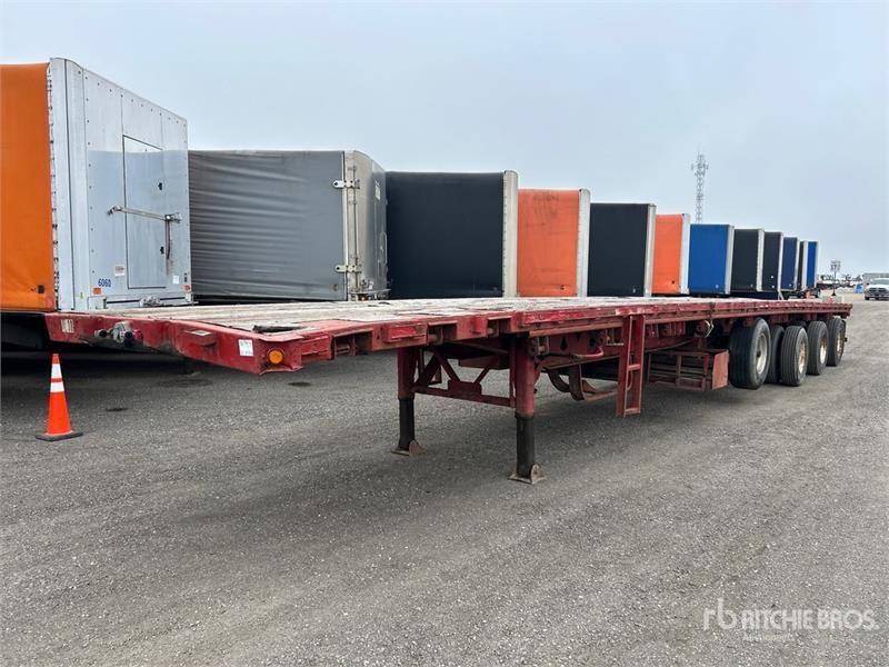 Manac 53 ft Quad/A Flatbed Trailer