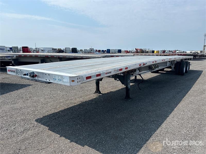 Manac 53 ft T/A Flatbed Trailer