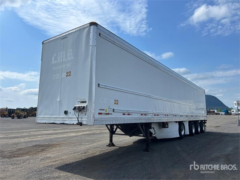 Manac 53 ft x 102 in Quad/A Van Trailer