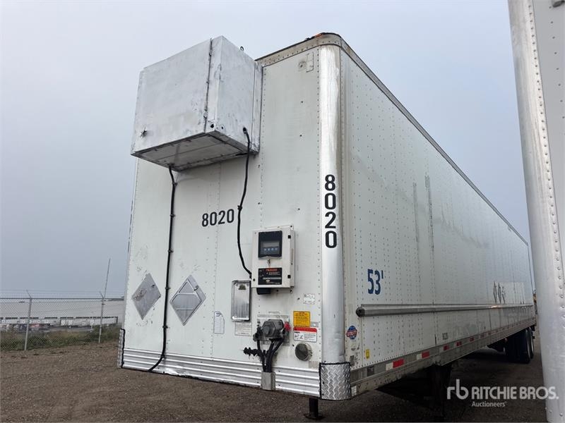 Remorque fourgon Manac 53 ft x 102 in T/A Heated Van — occasion 2014