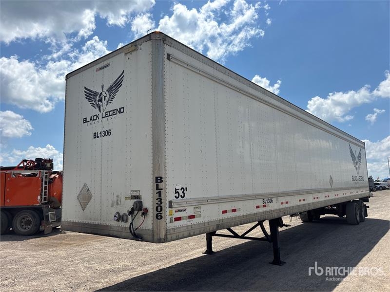 Manac 53 ft x 102 in T/A Van Trailer