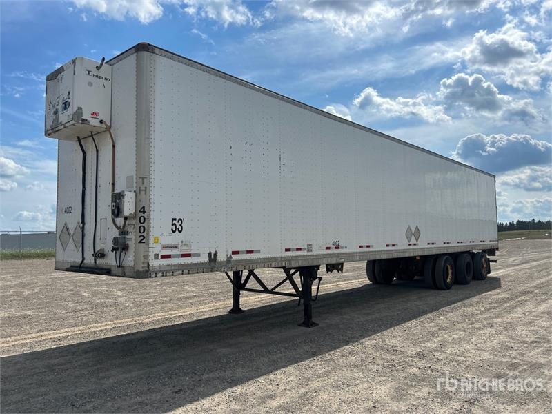 Manac 53 ft x 102 in Tri/A Heated Van Trailer