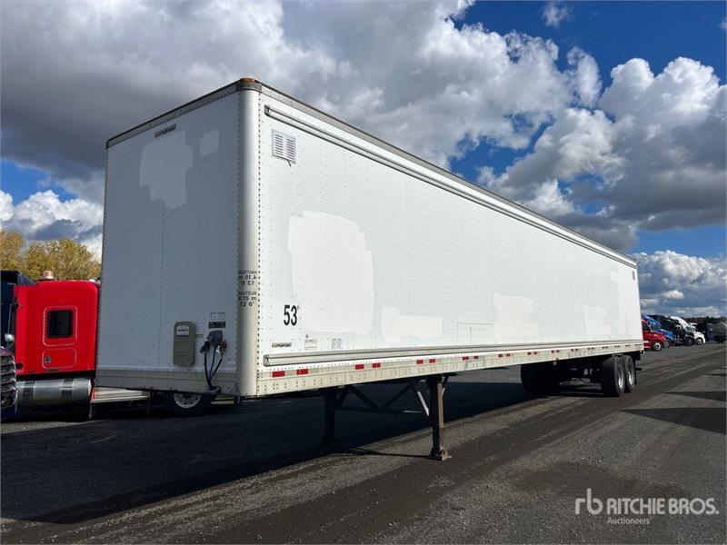 Remorque fourgon Manac 53 ft x 102 in T/A Van — occasion 2009