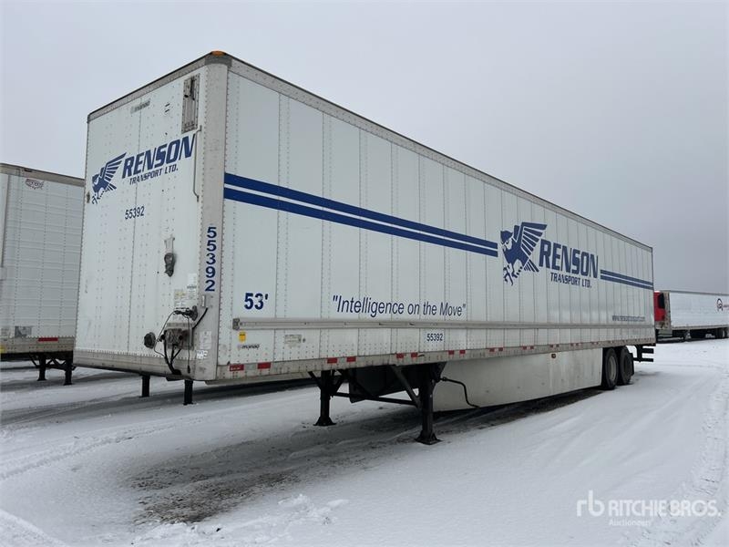 Manac 53 ft x 102 in T/A Van Trailer
