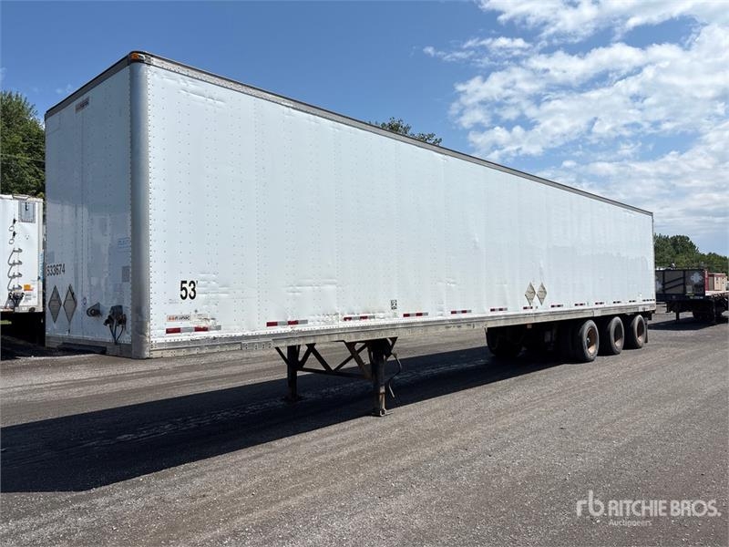 Manac 53 ft x 102 in Tri/A Van Trailer