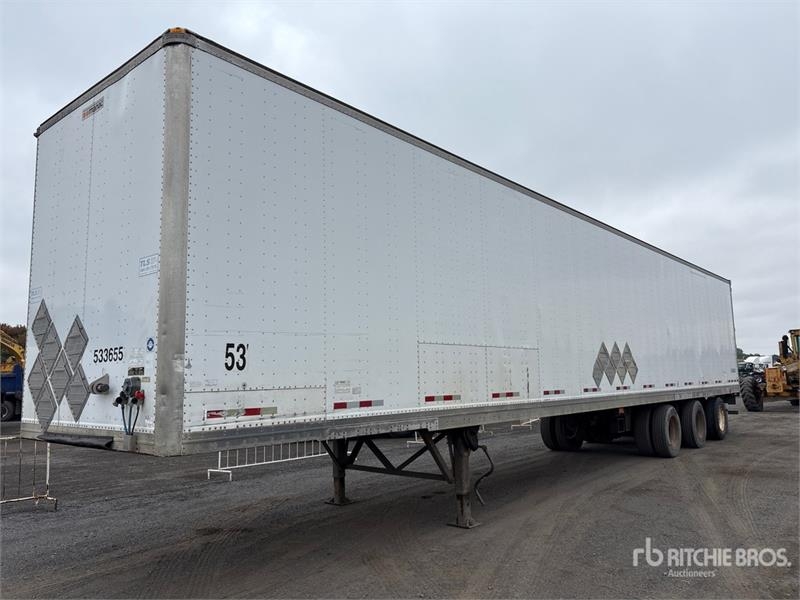 Remorque fourgon Manac 53 ft x 102 in Tri/A Van — occasion 2006