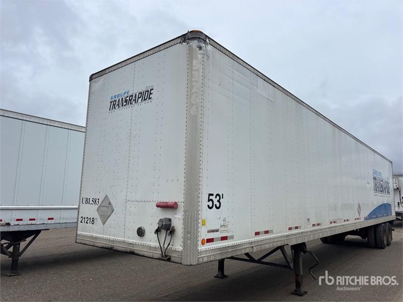Remorque fourgon Manac 53 ft x 102 in T/A Van — occasion 2012