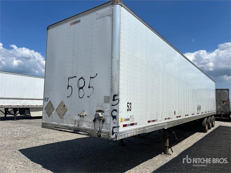 Manac 53 ft x 102 in Tri/A Van Trailer