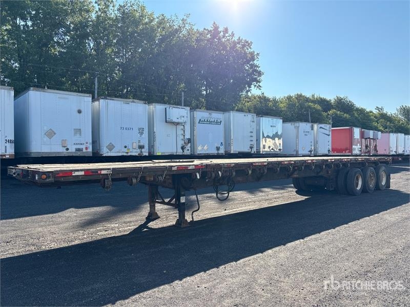 Manac Tri/A 40 ft - 80 ft Extendable Flatbed Trailer