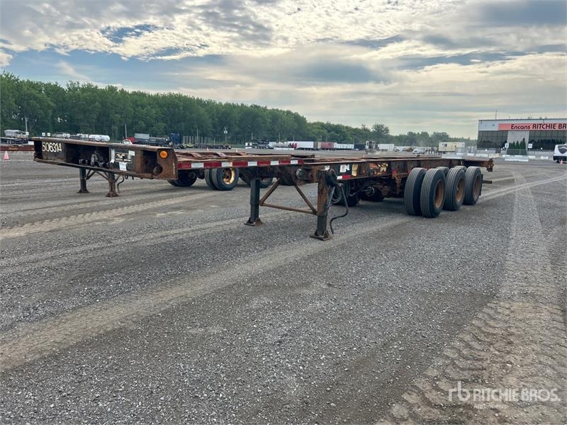 Max Atlas 40 ft Tri/A Extendable Container Trailer