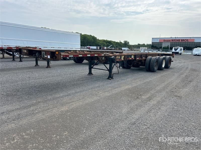 Max Atlas 40 ft Tri/A Extendable Container Trailer