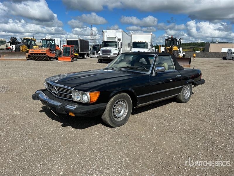 Voiture Mercedes-Benz 380 Convertible — occasion 1981