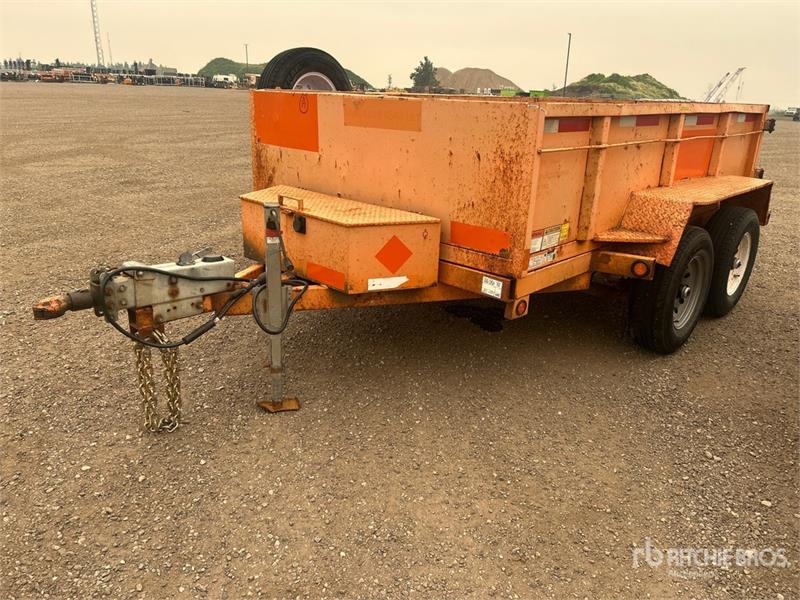 Miska 10 ft T/A Dump Utility Trailer