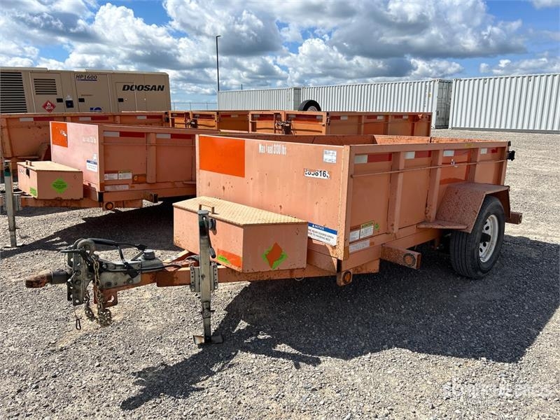 Miska 8 ft 4 in S/A Dump Utility Trailer