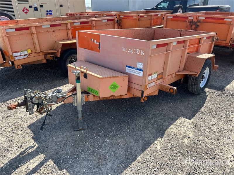 Miska 8 ft S/A Dump Utility Trailer