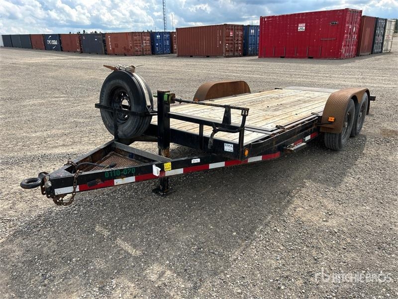Remorque surbaissée PJ Trailers Trailers 19 ft T/A Tilt Deck — occasion 2011