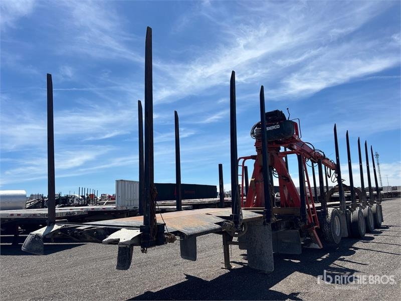 Porcupine 50 ft Quad/A Self-Loading Log Trailer