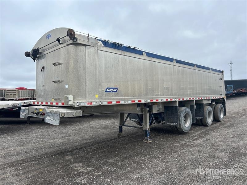 Stargate 34 ft Tri/A Aluminum End Dump Trailer