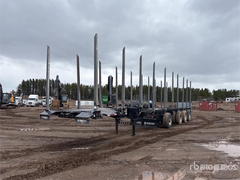 Temisko 51 ft Quad/A Log Trailer