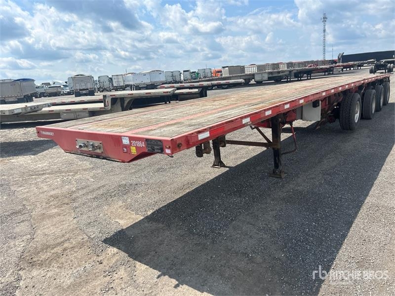 Transcraft 48 ft Quad/A Flatbed Trailer