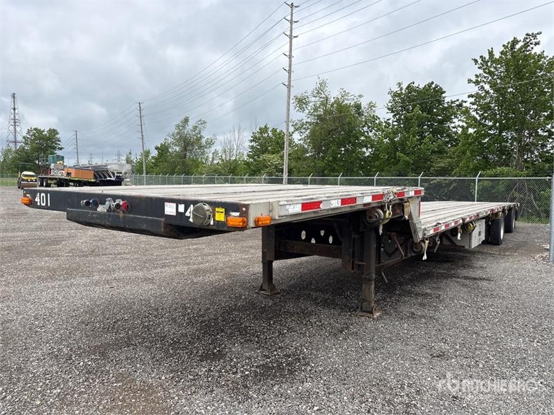 Transcraft 53 ft T/A Spread Axle Step Deck Trailer