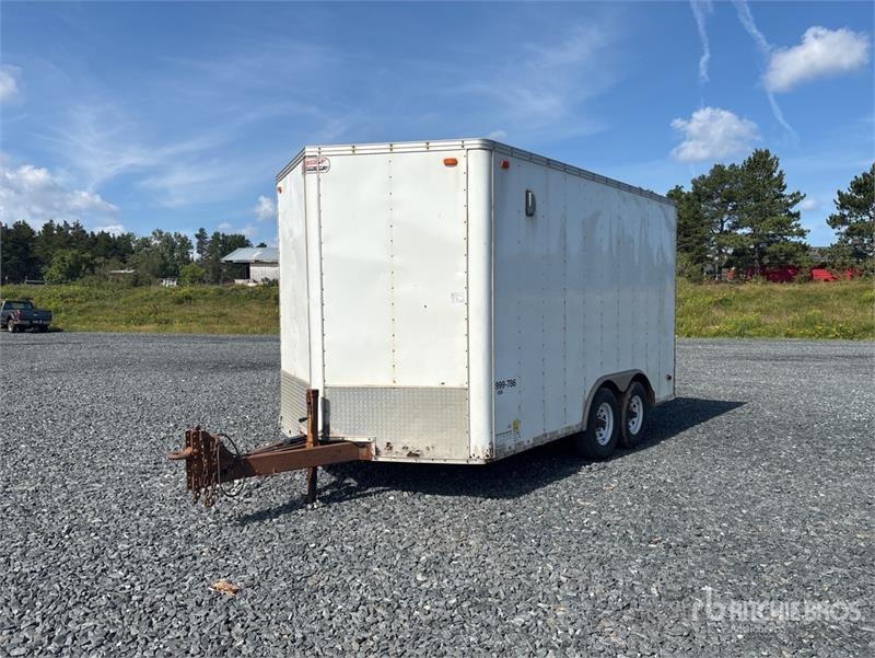 United Trailers Trailers 14 ft T/A Enclosed Trailer