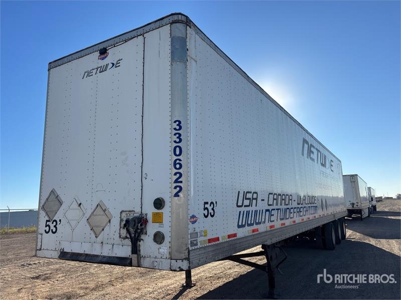 Remorque fourgon Utility 53 ft x 102 in Tri/A Van — occasion 2006